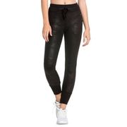 Dance & Marvel Black Faux Leather Moto Pants M