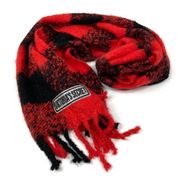 Victoria's Secret | Wide Red Black Plaid Cozy Winter Scarf