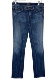 Citizens of Humanity Jeans Women 6 28 Blue Elson Medium Rise Straight Whiskering