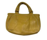 Yellow Leather Handbag Shoulderbag