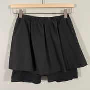 Lululemon  Women's Black Skort Size 2 Slip Pocket Athletic Running