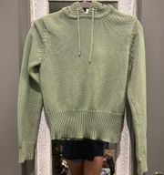 Jones New York Sport Green Knit Hoodie