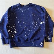 Polo Ralph Lauren Paint Splatter Sweatshirt VTG Artist Stadium 92 RRL olympics