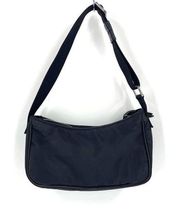 & Other Stories Women's Lined Top Zip Purse Shoulder Bag Navy Black Size Small