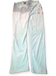 RUE21 snowflake sequin bling fleece pajama pants