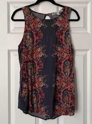 Gypsies & Moondust Paisley Print Tank - Size L