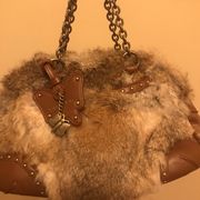 Gianni Bini faux fur elegante and sexy purse