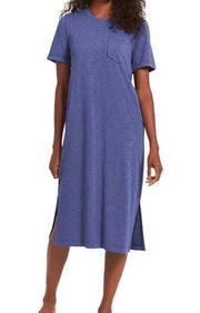 Jessica Simpson NWT Blue Violet T-shirt Midi Dress Size Large