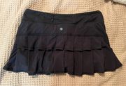 Lululemon Black Tennis Skirt