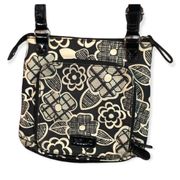 Relic B&W Floral Pattern Small Crossbody Bag