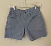 Levis Periwinkle Denim Jean Shorts 