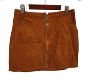 Chloe & Katie Corduroy Burnt Orange Skirt