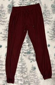 Maroon Stretchy Pants