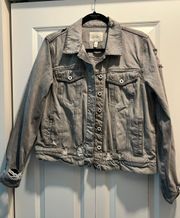 Distressed Denim Jacket