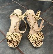 Leopard Printed Wedges 