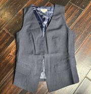 Pinstripe Vest fitted luxury casual boho indie suit work classic basic