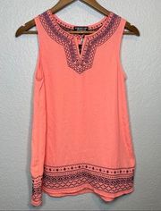 Stitch‎ Fix | Coral Upland Embroidered Tunic