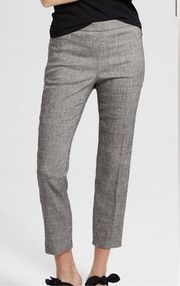 Theory Linen Blend Pull On Ankle Pants Size 4