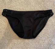 Black Bikini Bottoms w/ Strappy Sides