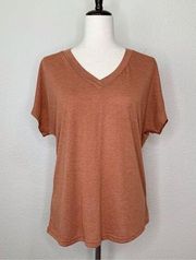 Emery Rose Women’s Size Medium Comfy V-neck Batwing Short Sleeves Tee