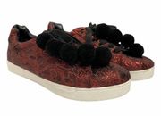 Circus by Sam Edelman Carmela Sneaker 11 WW Dark Red Maroon Shoes