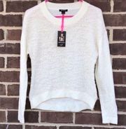 NWT I heart Ronson fuzzy Ribbed sweater long sleeve