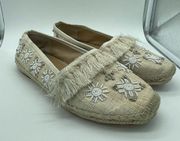 Dacora Bead Embellished Tassel Espadrilles