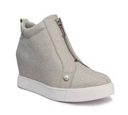 Juicy Couture Joanz Wedge Hi-Top Sneakers, Size 7 New with Tag