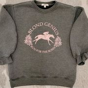 Agolde Blond Genius Run for the Roses Sweatshirt