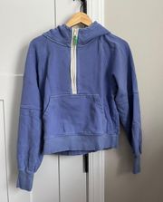 Blue Quarter Zip 