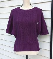 Loft NWT  Dolman Short Sleeve Knit Sweater