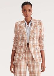 Veronica Beard Plaid Miller Dickey Blazer Jacket NEW NWT Size 8