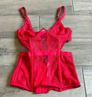 Victoria secret red corset