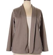 Premise Studio Taupe Plus Size Blazer