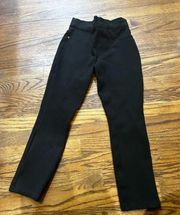 Spanx Black Capri Black Pants Size XS Petite Cropped
