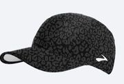 Brooks Black Leopard Print Moment Running Hat