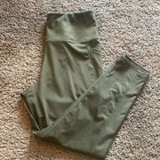 Olive Green Athletic Leggings