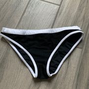 Calzedonia black and white bikini bottoms