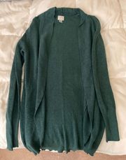 Green Cardigan Sweater