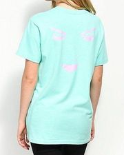 NEW KNOW BAD DAZE FADE INTO YOU TEAL T-SHIRT SZ S