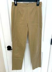 Ann Taylor Stretch Tan Khaki Straight Leg Dress Pants Women’s Size 6 *Flaw*