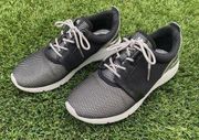 Michael Kors Metallic Silver Black Mesh Tennis Shoes Sneakers Women’s Size 7M
