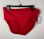 Peyton & Parker Bikini Bathing Suit Bottoms Red Size 0X New with Tags