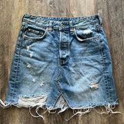 H&M denim skirt size 6‎ ♦️