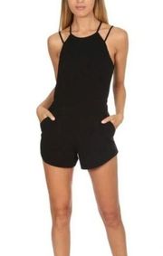 NEW  Farn Crepe Double Strap Romper Size 4