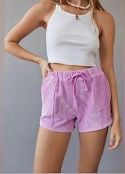 NEW Urban Outfitters BDG Violet Toni Shorts Stretch Corduroy Size Medium