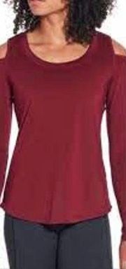 CALIA By Carrie Underwood Cold Shoulder Top Size Small