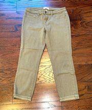 STITCH FIX LILA RYAN Women’s Fern Green Cuffed Ankle Jeans Size 29