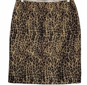 Sunny Leigh Leopard Animal Shiny Print skirt