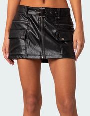 leather skirt